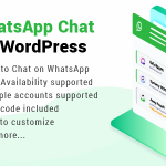 دانلود افزونه وردپرس WhatsApp Chat WordPress - افزونه چت شبکه اجتماعی وردپرس | پلاگین WhatsApp Chat WordPress
