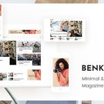 دانلود قالب وردپرس Benko - پوسته خلاقانه مجله وردپرس | پوسته Benko