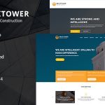 دانلود قالب سایت Bricktower - قالب HTML شرکت های ساختمان سازی