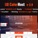 دانلود قالب سایت ColorHost – قالب HTML هاستینگ و WHMCS