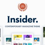دانلود قالب وردپرس Insider - پوسته مجله و وبلاگ وردپرس | پوسته Insider
