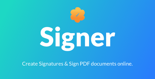 دانلود رایگان اسکریپت Signer - سیستم ساخت امضاء دیجیتال