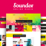 دانلود قالب وردپرس Sounder - پوسته پخش رادیو آنلاین وردپرس | پوسته Sounder