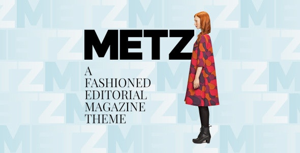 دانلود قالب وردپرس Metz - پوسته مجله فشن و مد وردپرس