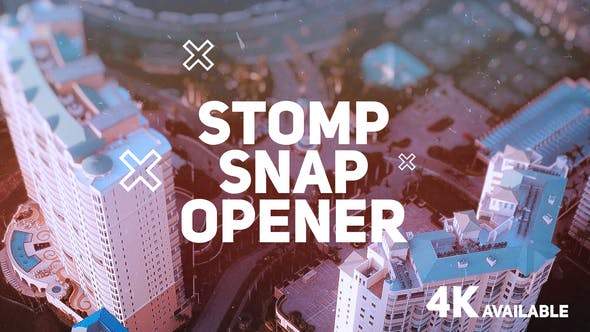 دانلود رایگان پروژه افتر افکت Stomp Snap Opener