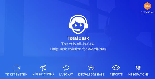 دانلود افزونه وردپرس TotalDesk - افزونه جامع پشتیبانی زنده و ارسال تیکت وردپرس