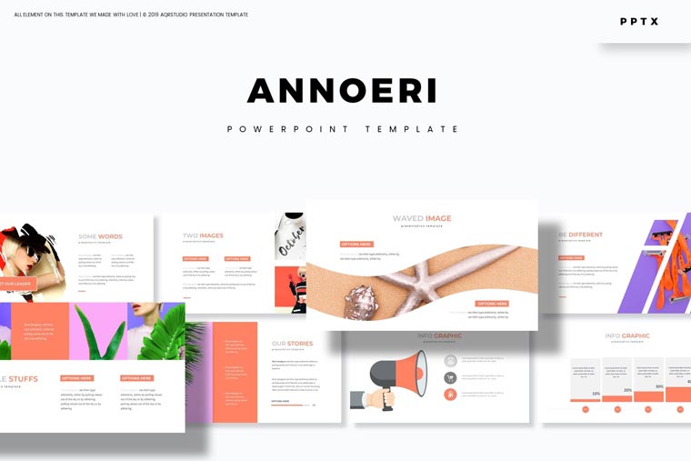 دانلود قالب پاورپوینت Anneori – به همراه دو نسخه گوگل اسلاید و Keynote