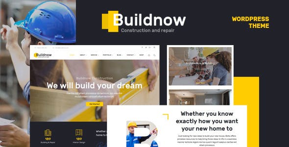 دانلود قالب وردپرس Buildnow - پوسته ساخت و ساز و معماری وردپرس