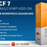 دانلود افزونه وردپرس CF7 7 - افزودنی پیشرفته Mailchimp