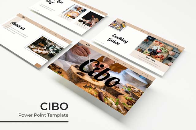 دانلود قالب پاورپوینت Cibo – به همراه دو نسخه گوگل اسلاید و Keynote