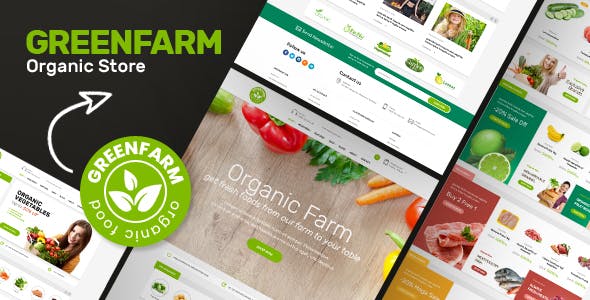 دانلود قالب وردپرس Greenfarm - پوسته فروشگاهی محصولات ارگانیک