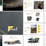 دانلود قالب پاورپوینت Hikers – به همراه دو نسخه گوگل اسلاید و Keynote