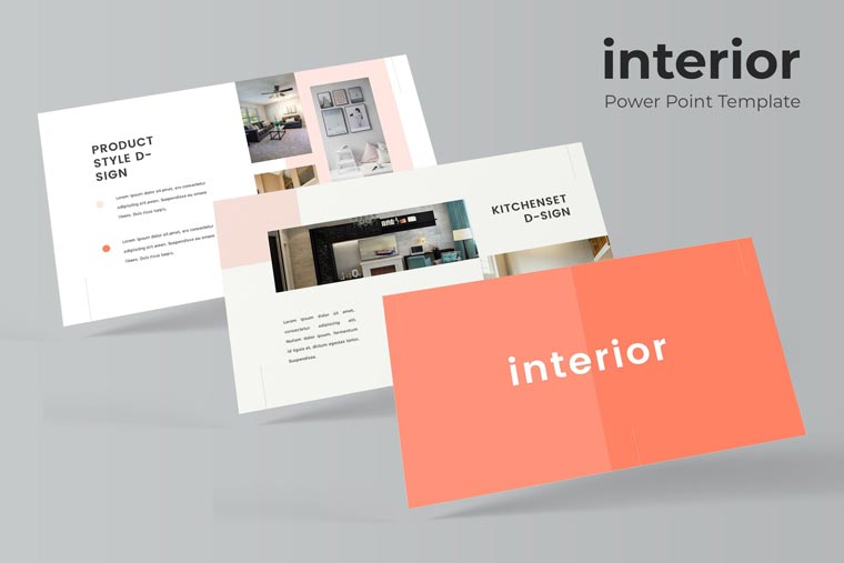 دانلود قالب پاورپوینت Interior – به همراه دو نسخه گوگل اسلاید و Keynote
