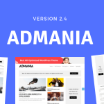 دانلود قالب وردپرس Admania - پوسته راست چین وبلاگ و مجله وردپرس