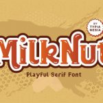 دانلود رایگان فونت Milk Nut - فونت پرمیوم ویژه طراحی