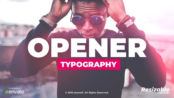 دانلود پروژه افتر افکت Typo Opener - افتتاحیه حرفه ای افتر افکت