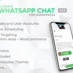 دانلود افزونه وردپرس Ultimate WhatsApp Chat - افزونه پشتیبانی از طریق واتساپ