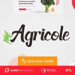 دانلود قالب وردپرس Agricole - پوسته فروشگاهی محصولات ارگانیک ووکامرس
