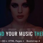 دانلود قالب سایت BeatsWave - قالب HTML خلاقانه موسیقی