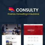 دانلود قالب سایت Consulty - قالب HTML بیمه و مشاورین مالی حرفه ای