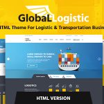 دانلود قالب سایت Global Logistics - قالب HTML حمل و نقل حرفه ای
