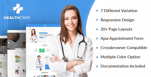 دانلود قالب سایت Health Care - قالب HTML خدمات درمانی و بیمارستان