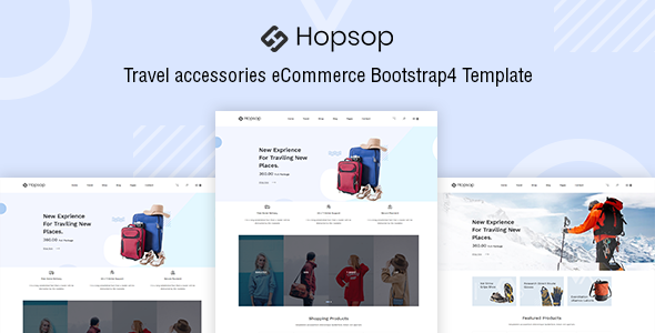 دانلود قالب سایت Hopsop - قالب HTML تور، سفر و گردشگری حرفه ای