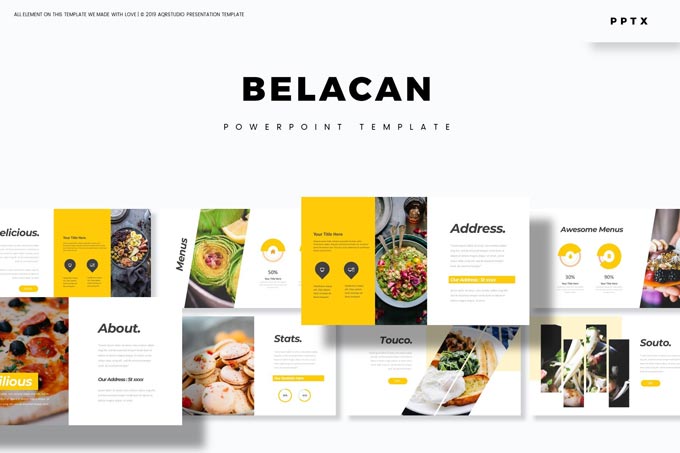 دانلود قالب پاورپوینت Belacan – به همراه دو نسخه گوگل اسلاید و Keynote