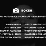 دانلود قالب وردپرس Bokeh - پوسته عکاسی و نمونه کار وردپرس