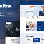 دانلود قالب سایت Consultax - قالب HTML مشاورین و امور مالی