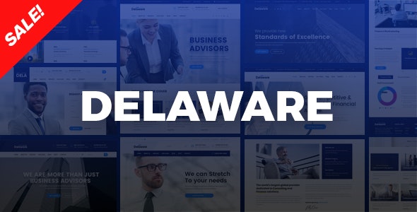 دانلود قالب سایت Delaware - قالب HTML شرکتی و کسب و کار حرفه ای