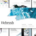 دانلود قالب پاورپوینت Hebrush – به همراه دو نسخه گوگل اسلاید و Keynote