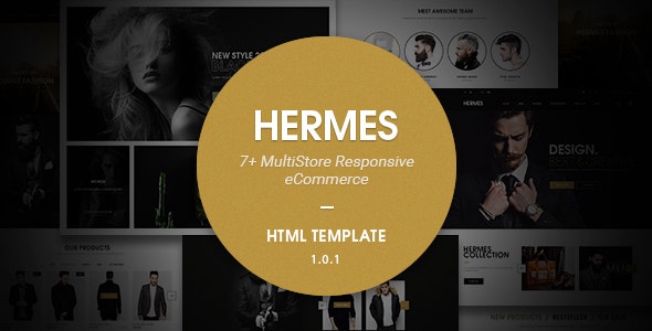 دانلود قالب سایت Hermes - قالب HTML فروشگاهی و چند منظوره