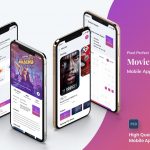 دانلود UI کیت Movie Booking Mobile App - نسخه Light و روشن