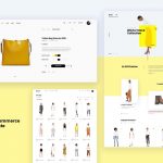 دانلود قالب UI Kit آماده Ne02 - قالب PSD فروشگاه پوشاک و لباس