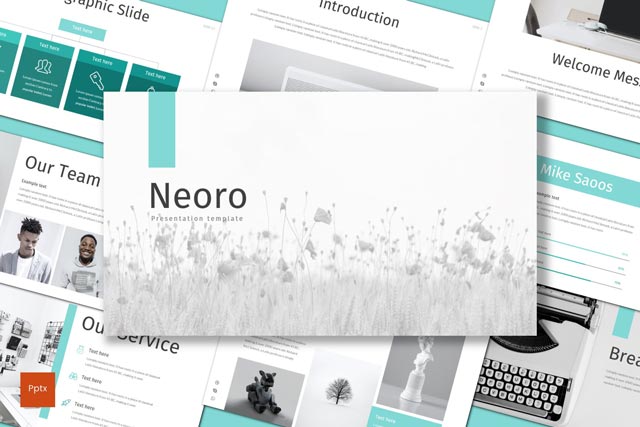 دانلود قالب پاورپوینت Neoro – به همراه دو نسخه گوگل اسلاید و Keynote