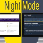دانلود افزونه وردپرس Night Mode - افزونه ایجاد حالت شب حرفه ای وردپرس