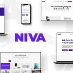 دانلود قالب وردپرس Niva - پوسته خلاقانه و نمونه کار وردپرس
