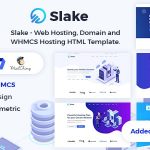 دانلود قالب سایت Slake - قالب HTML هاستینگ و WHMCS حرفه ای