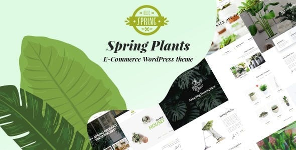 دانلود قالب وردپرس Spring Plants - پوسته باغبانی و گیاهان آپارتمانی وردپرس