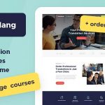 دانلود قالب وردپرس Translang - پوسته آموزشگاه زبان و خدمات ترجمه وردپرس