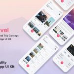 دانلود UI کیت Travel Mobile App - نسخه Light اپلیکیشن