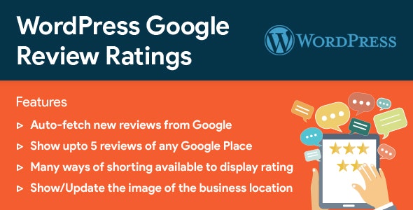 دانلود افزونه وردپرس WordPress Google Reviews & Ratings