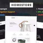 دانلود قالب شاپیفای HomeStore - قالب مدرن و راست چین Shopify