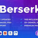 دانلود قالب سایت Berserk - قالب HTML نمونه کار و وبلاگ حرفه ای