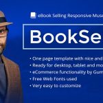 دانلود قالب میوز BookSeller - قالب فروشگاه کتاب حرفه ای Adobe Muse