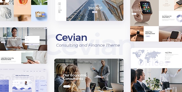 دانلود قالب وردپرس Cevian - پوسته شرکتی و کسب و کار وردپرس