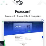 دانلود قالب سایت Foxeconf - قالب واکنش گرا و حرفه ای HTML