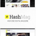 دانلود قالب وردپرس HashMag - پوسته مجله آنلاین و وبلاگ وردپرس