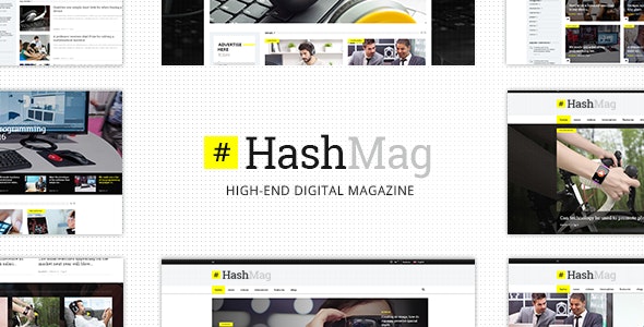 دانلود قالب وردپرس HashMag - پوسته مجله آنلاین و وبلاگ وردپرس